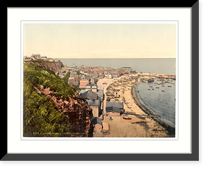 Historic Framed Print, Oberland and Unterland (Upper and Lower Land) Helgoland Germany,  17-7/8" x 21-7/8"