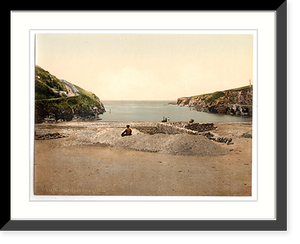 Historic Framed Print, Port Isaac Port Gavern Cornwall England,  17-7/8" x 21-7/8"