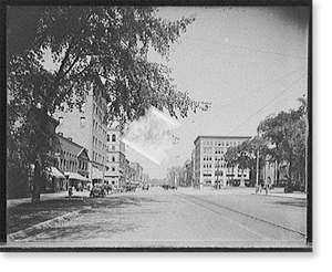 Antique City View - Pittsfield, Massachusetts - North Street