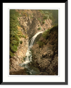 Historic Framed Print, Ravenna Gorge Black Forest Baden Germany,  17-7/8" x 21-7/8"