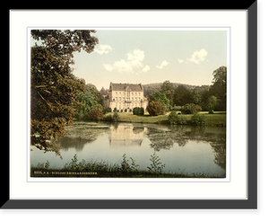 Historic Framed Print, Reinhardsbrunn Castle Friedrichrhoda Thuringia Germany,  17-7/8" x 21-7/8"