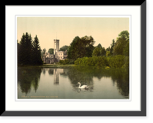 Historic Framed Print, The Royal Castle Erdmannsdorf Riesengebirge Germany,  17-7/8" x 21-7/8"
