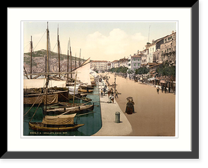 Historic Framed Print, Spalato from the east Dalmatia Austro-Hungary,  17-7/8" x 21-7/8"
