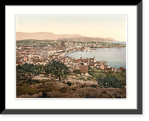 Historic Framed Print, Spalato general view Dalmatia Austro-Hungary,  17-7/8" x 21-7/8"