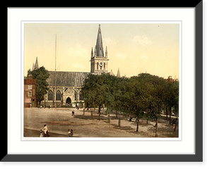 Historic Framed Print, St. Peters Church Yarmouth England,  17-7/8" x 21-7/8"