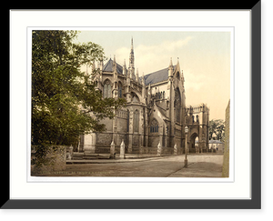 Historic Framed Print, St. Philips Church Arundel Castle England,  17-7/8" x 21-7/8"
