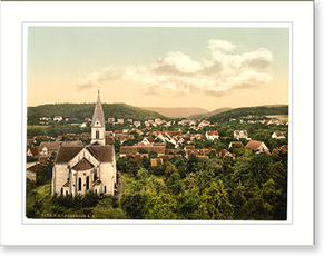 Antique Photochrom - Suderode Halle Germany Saxony Germany