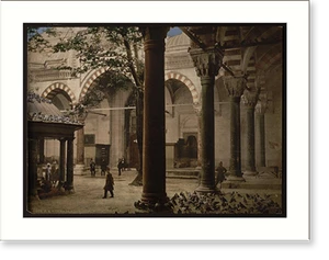 Vintage Photochrom - Sultan Bajazids (Beyazits) mosque Constantinople