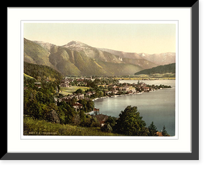 Historic Framed Print, Tengernsee general view Upper Bavaria Germany,  17-7/8" x 21-7/8"