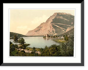 Historic Framed Print, Toblino general view Tyrol Austro-Hungary,  17-7/8" x 21-7/8"
