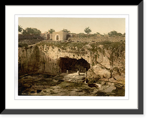 Historic Framed Print, Tombs of the kings Jerusalem Holy Land,  17-7/8" x 21-7/8"