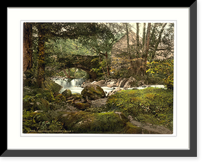 Historic Framed Print, Torrent Walk I Dolgelly (i.e. Dolgelley) Wales,  17-7/8" x 21-7/8"