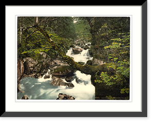 Historic Framed Print, Torrent Walk II Dolgelly (i.e. Dolgelley) Wales,  17-7/8" x 21-7/8"