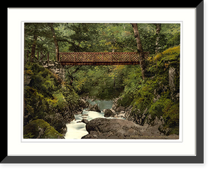 Historic Framed Print, Torrent Walk III Dolgelly (i.e. Dolgelley) Wales,  17-7/8" x 21-7/8"