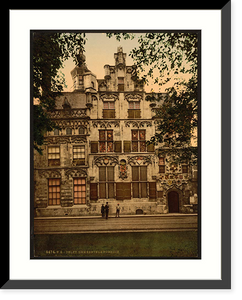 Historic Framed Print, Town hall (Stadthuis) Delft Holland - 2,  17-7/8" x 21-7/8"