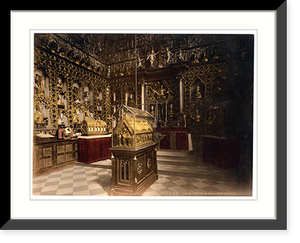Historic Framed Print, Treasury of St. Ursula Cologne the Rhine Germany,  17-7/8" x 21-7/8"