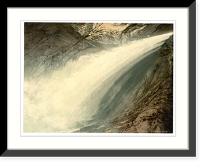 Historic Framed Print, Trummelbach Bernese Oberland Switzerland,  17-7/8" x 21-7/8"