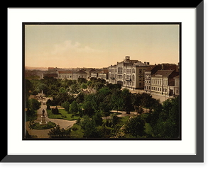 Historic Framed Print, University Belgrade Servia,  17-7/8" x 21-7/8"