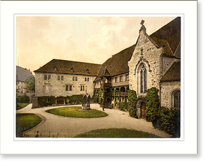 Antique Photochrom - Veste Coburg Furstenbau Thuringia Germany