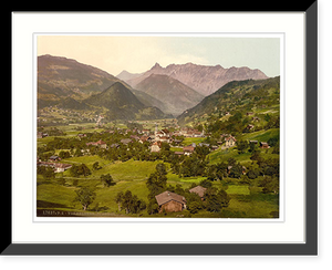 Historic Framed Print, Vorarlberg Schrung (i.e. Schruns) Tyrol Austro-Hungary,  17-7/8" x 21-7/8"