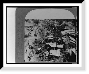 Historic Framed Print, The scene of Ambassador Von Kettelers murder Peking China,  17-7/8" x 21-7/8"