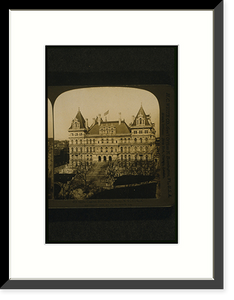 Historic Framed Print, State capitol building Albany N.Y. U.S.A.,  17-7/8" x 21-7/8"