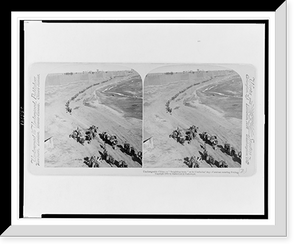 Historic Framed Print, Unchangeable China - a freighting train as in Confucius day. Caravan entering Peking,  17-7/8" x 21-7/8"