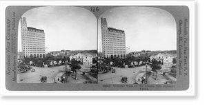 Antique Stereograph - General view of the Alamo San Antonio Texas