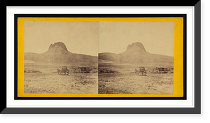 Historic Framed Print, Bird Tail Rock on the Benton Road,  17-7/8" x 21-7/8"