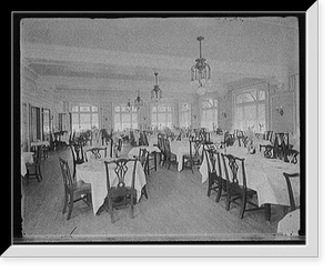 Vintage Building Photo - Lake George - Dining room, Fort William Henry