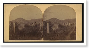 Vintage Stereoview - Penna R.R. bridge across the Susquehanna River
