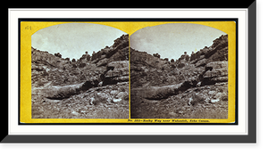 Historic Framed Print, Rocky Way near Wahsatch Echo Canon,  17-7/8" x 21-7/8"