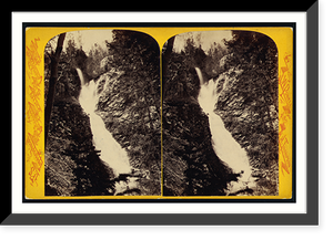 Historic Framed Print, Renshaws Cascade in Marysvale Canon,  17-7/8" x 21-7/8"