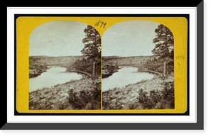 Historic Framed Print, River.,  17-7/8" x 21-7/8"