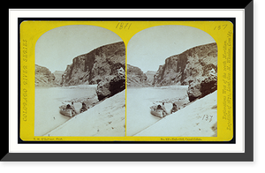 Historic Framed Print, Tufa Cliff Grand Ca&ntilde;on.,  17-7/8" x 21-7/8"