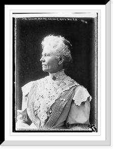 Mrs. Susanna M.D. Fry, Corresponding Sec'y of Nat'l W.C.T.U., portrait bust Classic, Antique Wall Art