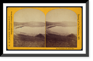 Historic Framed Print, Yellowstone Lake Marys Bay,  17-7/8" x 21-7/8"