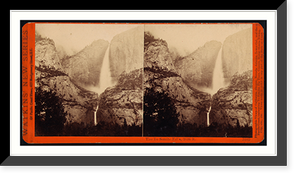 Historic Framed Print, The Yosemite Falls 2634 ft.,  17-7/8" x 21-7/8"