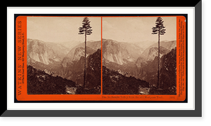 Historic Framed Print, The Yosemite Valley from the old Mariposa Trail.,  17-7/8" x 21-7/8"