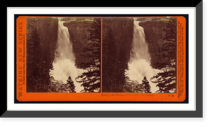 Historic Framed Print, Yowiye; the Nevada Fall 700 ft. Yosemite.,  17-7/8" x 21-7/8"