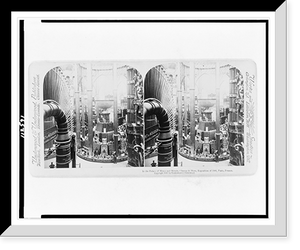 Historic Framed Print, In the palace of mines and metals Champ de Mars Exposition of 1900 Paris France,  17-7/8" x 21-7/8"