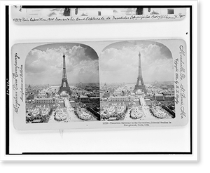 Antique Stereograph - World's Fairs - Trocadero entrance, 1900