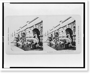 Antique Stereograph - Washington DC - Sea Nymphs Library of Congress