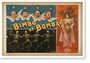 Antique Playbill - Comedy - A magical musical Bimbo of Bombay