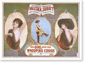 Vintage Theater Poster - A.H. Woods presents Valeska Suratt