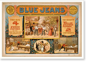 Antique Playbill - Blue jeans will never wear out (2)