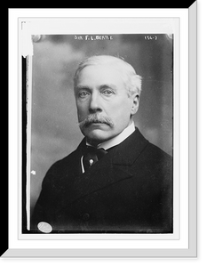 Sir F.L. Bertie, portrait bust, Historic Print