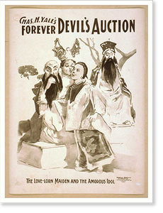 Antique Playbill - Chas. H. Yales forever Devils auction