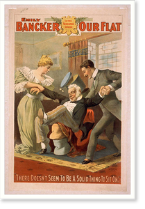 Vintage Theater Poster - Comedy - Emily Bancker in the screaming Our (2)