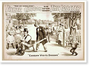 Antique Playbill - Fisher Carroll in a slap-bang absurdity The Lobster